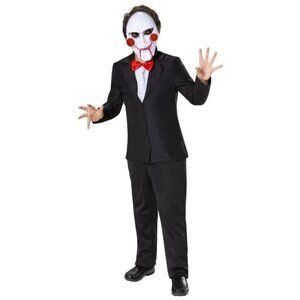 Sinister Puppet Halloween Costume 14/16 Marionet Ventriloquist 3 Pc Boys